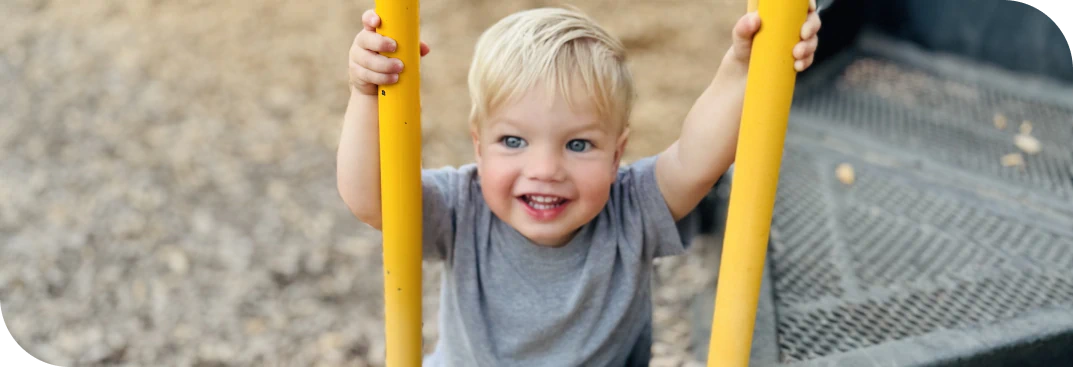 Child showing bright smiles after a dental visit in Franklin, WI